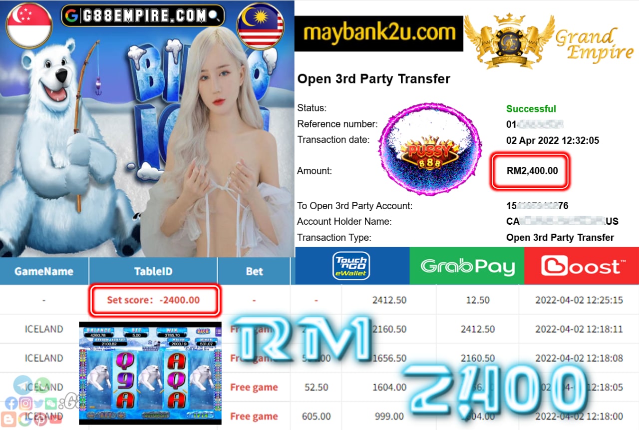 PUSSY888 ICELAND CUCI RM2,400 !!!