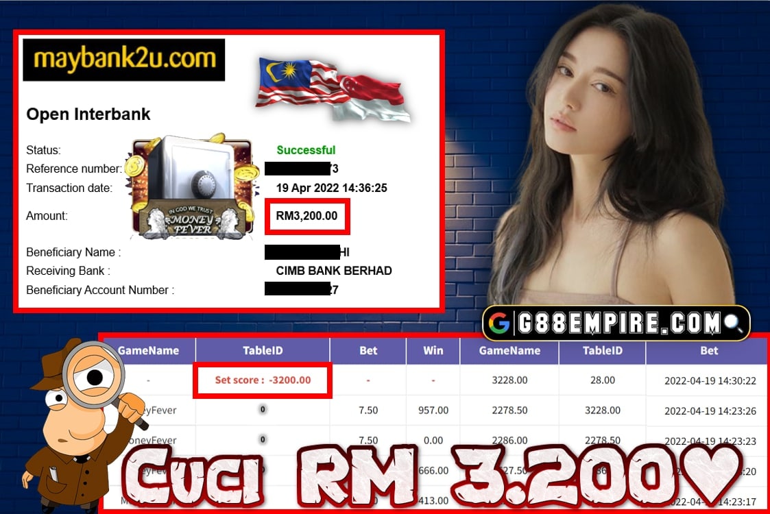 918KISS - MONEYFEVER CUCI RM3,200 !!!