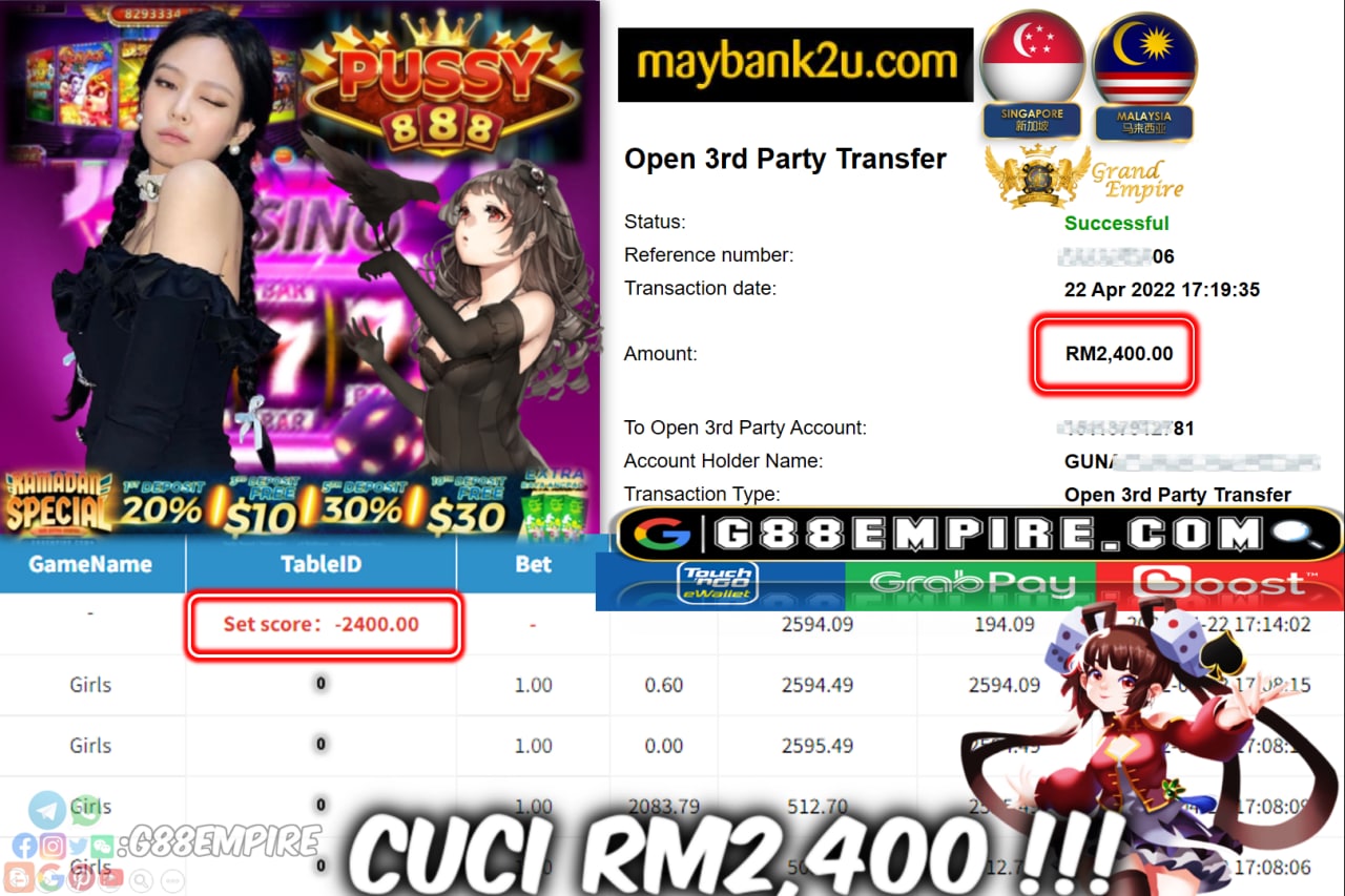 PUSSY888 - GIRLS CUCI RM2,400 !!!
