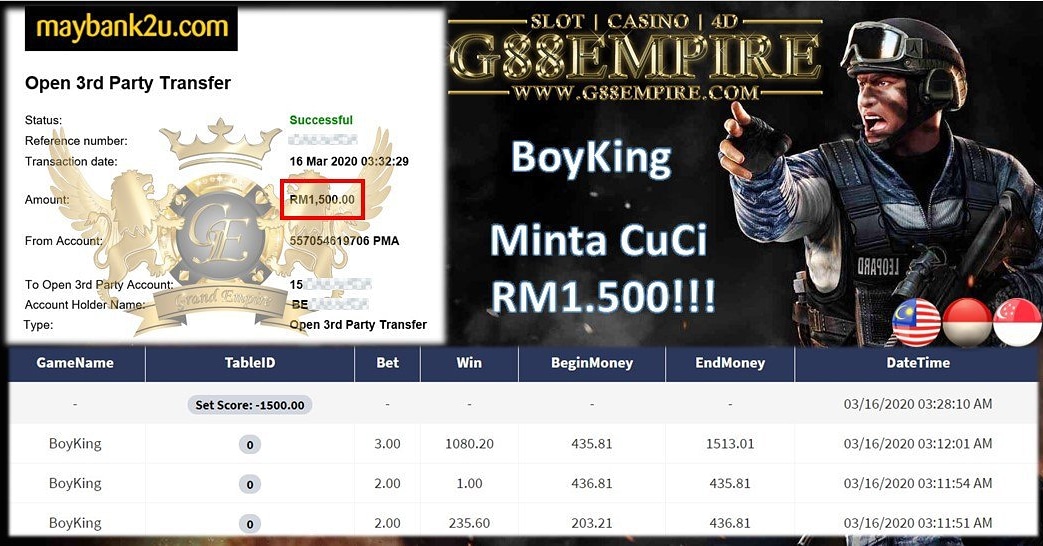 BOYKING MINTA CUCI RM1.500!!!