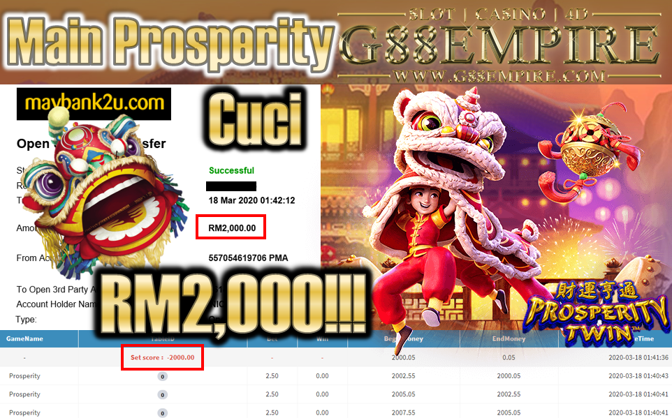 MEMBER MAIN PROSPORITY CUCI RM2,000!!!