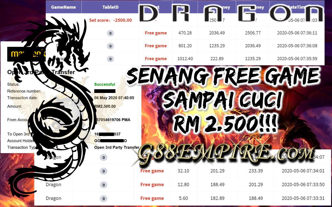 SENANG FREE GAME SAMPAI CUCI RM 2.500!!!
