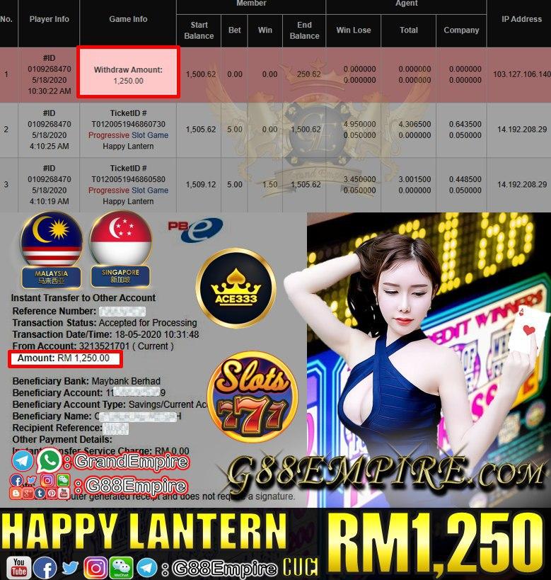 MEMBER MAIN HAPPY LANTERN RM1,250!!!