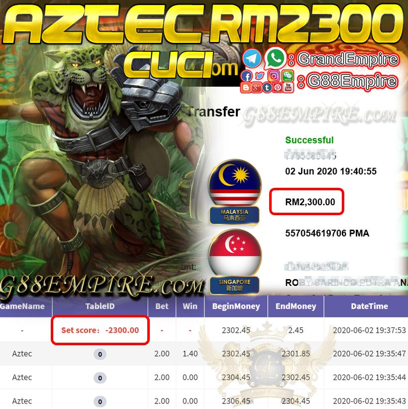 MEMBER MAIN AZTEC CUCI RM2,300!!!