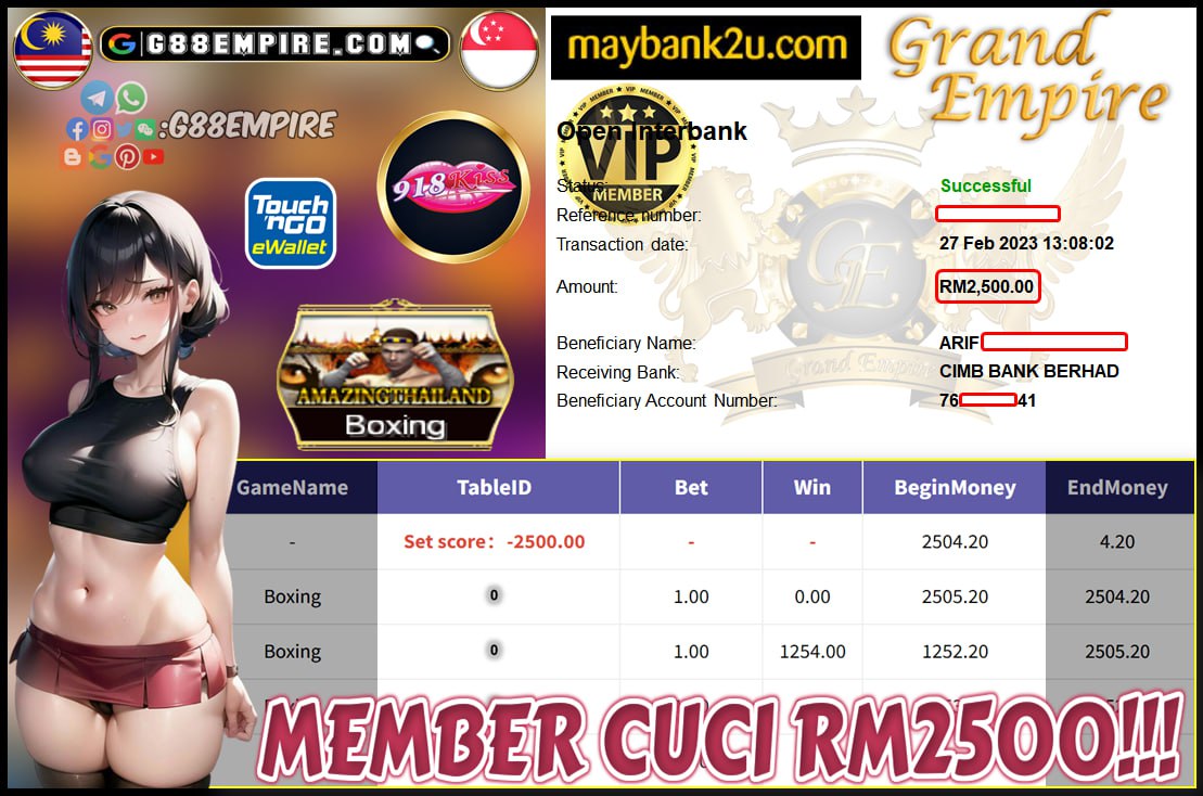 918KISS BOXING CUCI RM2,500!!!
