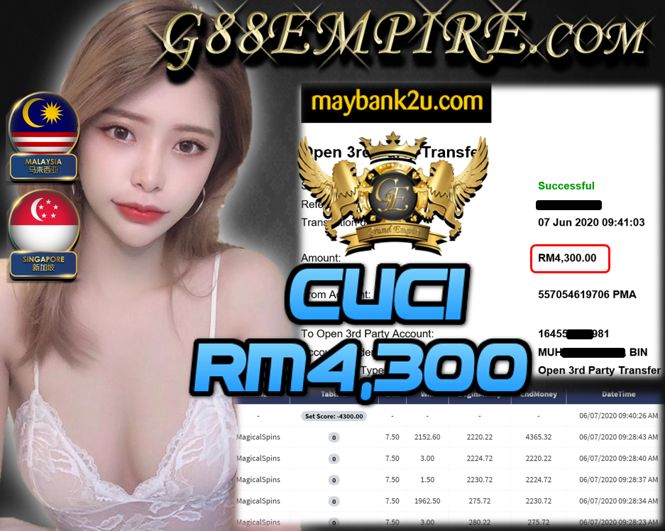 MEMBER MAIN MAGICALSPINS CUCI RM4300!!!