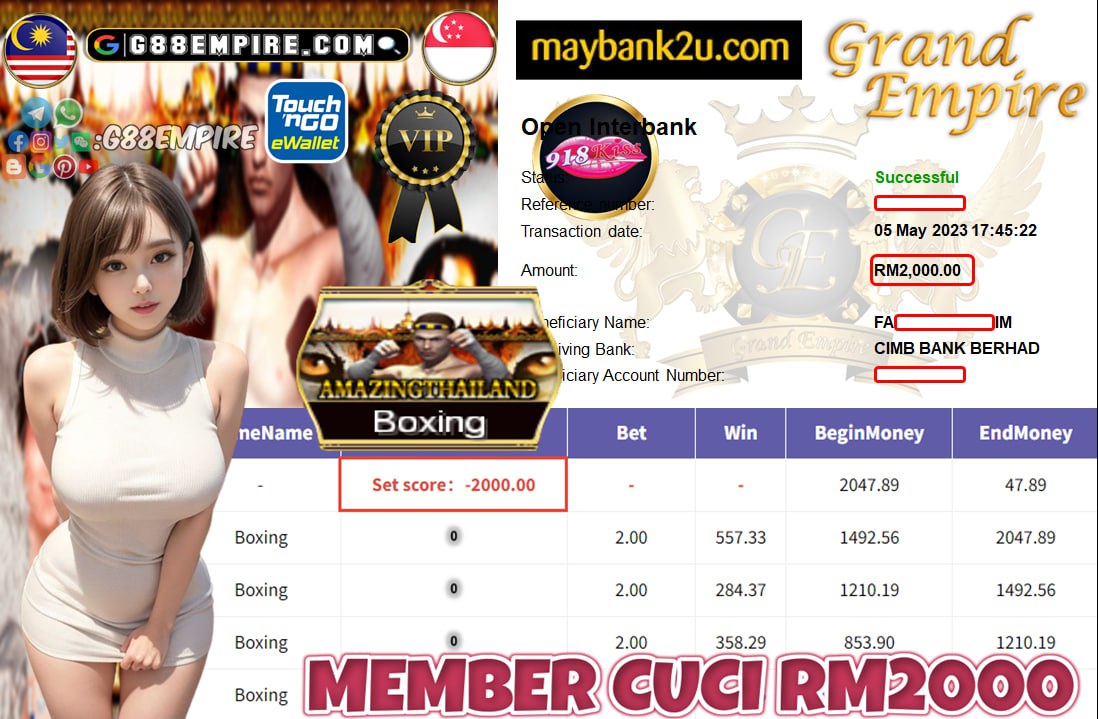 918KISS BOXING CUCI RM2,000