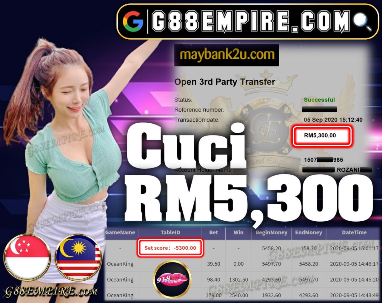 MEMBER MAIN OCEAN KING CUCI RM5,300!!!