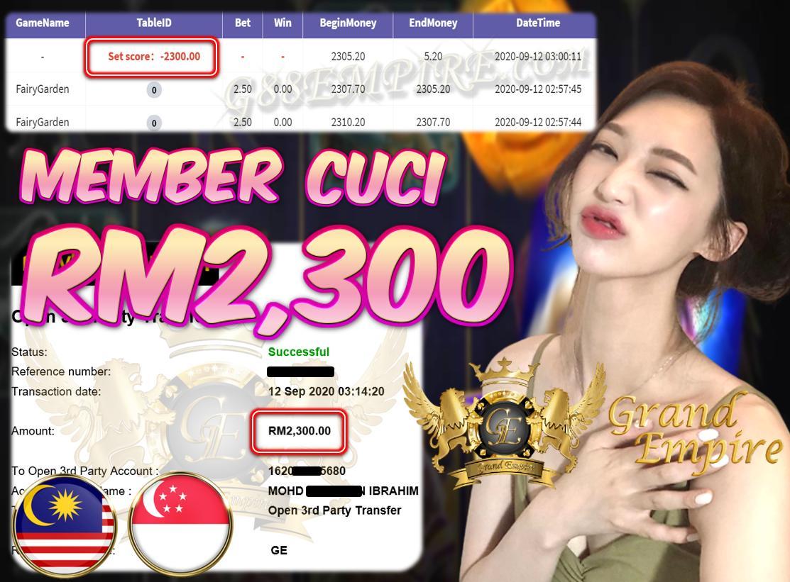 MEMBER MAIN FAIRYGARDEN CUCI RM2,300!!!