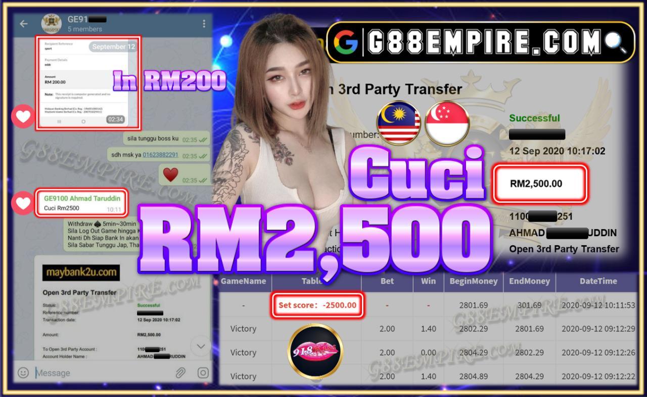 MMBR MAIN VICTORY CUCI RM2,500 !!