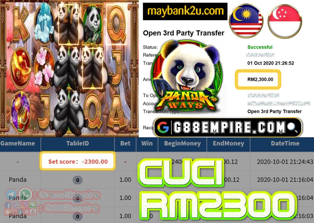 MEMBER MAIN PANDA CUCI RM2300!!!