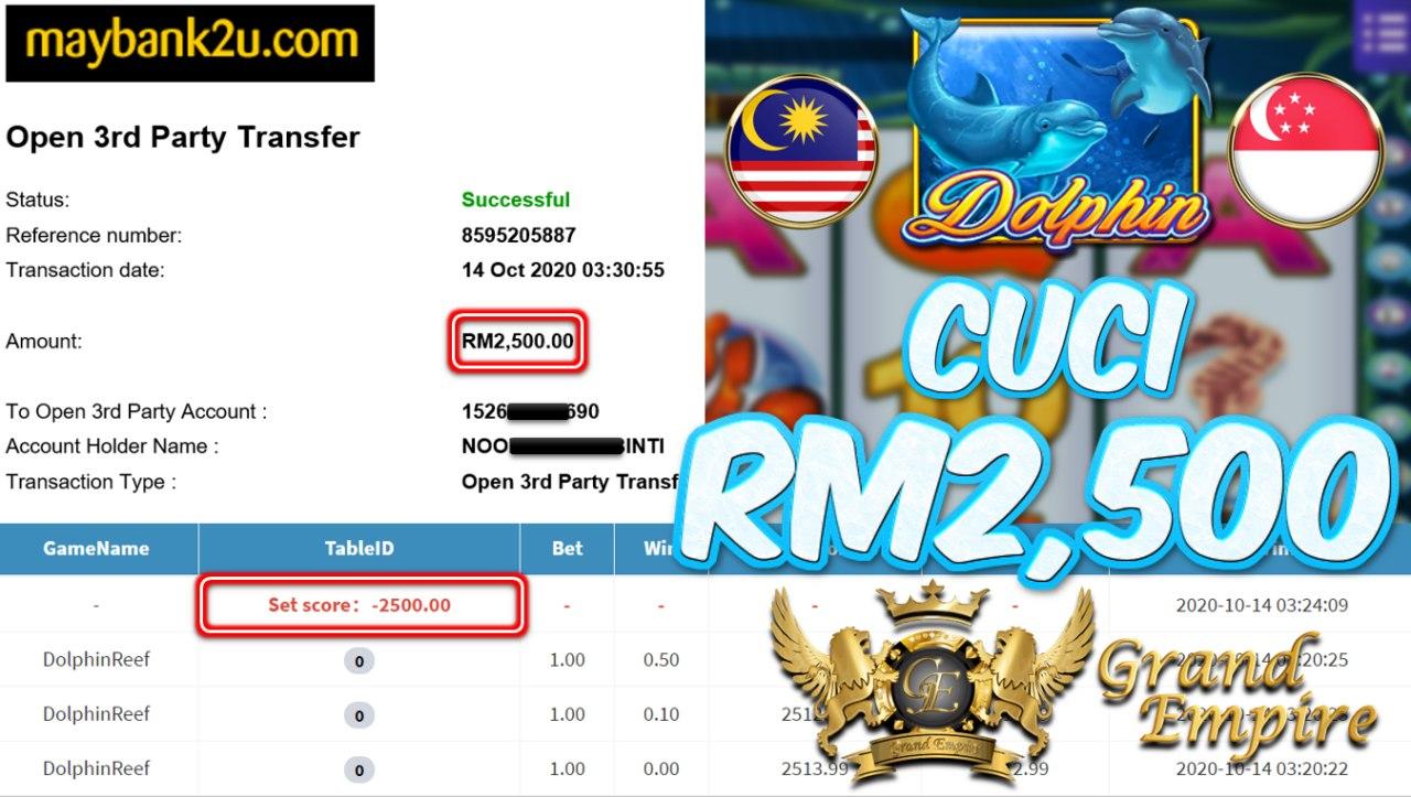MEMBER MAIN DOLPHINREEF CUCI RM2,500!!!