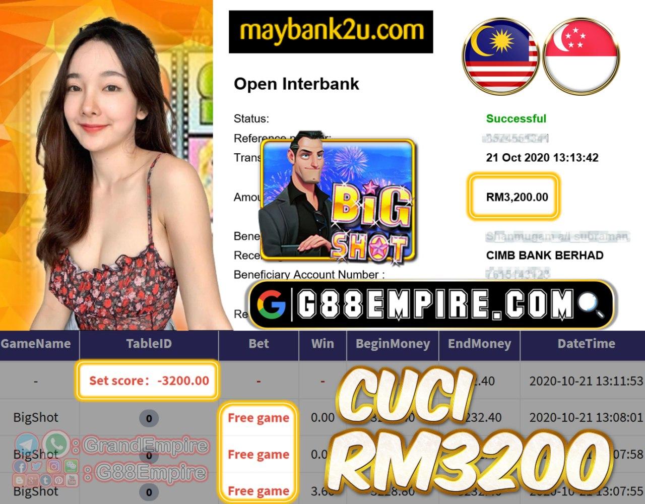 MEMBER MAIN BIGSHOT CUCI RM3200!!!