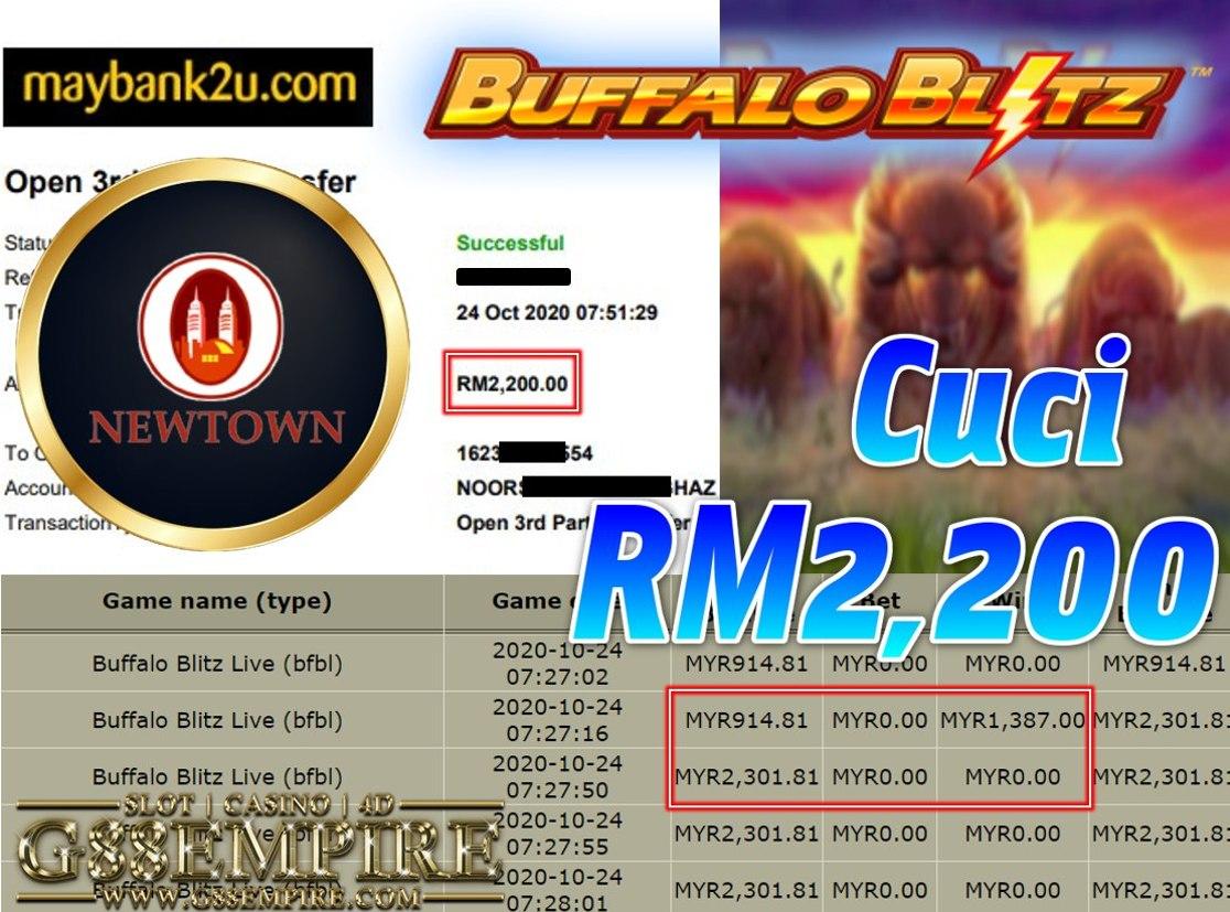 BUFFALO BLITZ MINTA CUCI RM2.200!!!