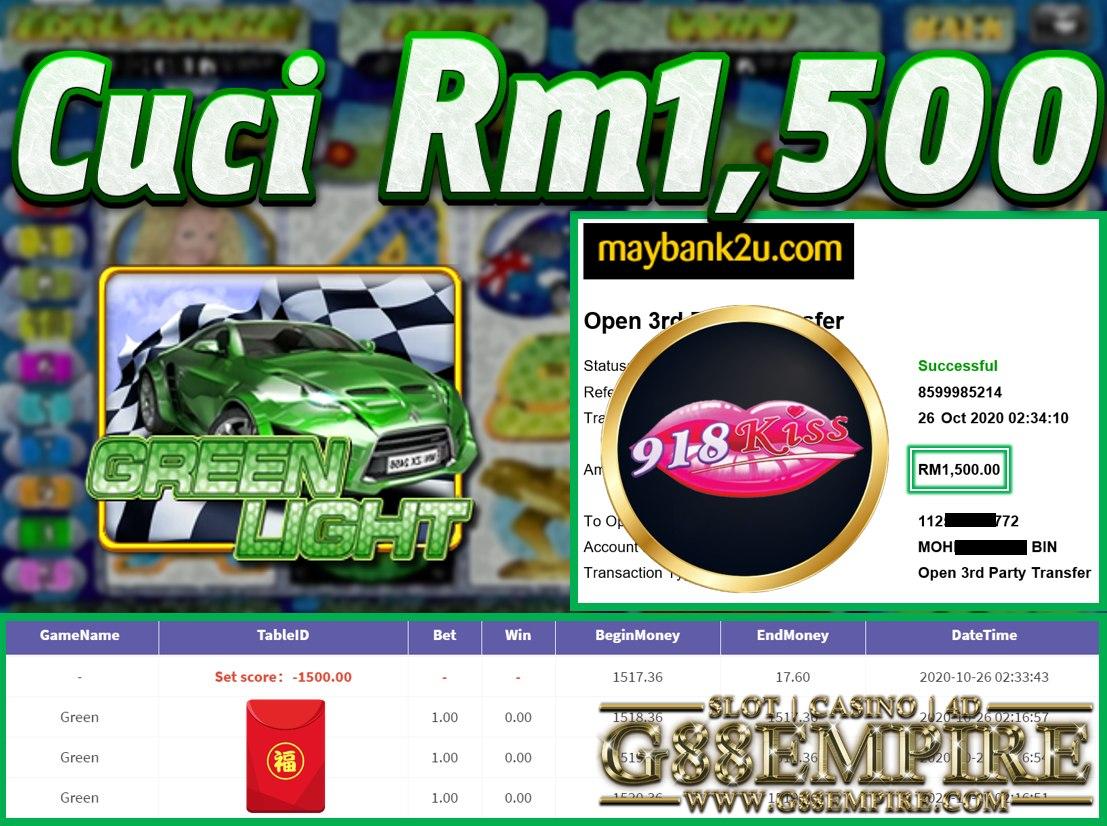 MEMBER MAIN GREEN CUCI RM1,500!!!