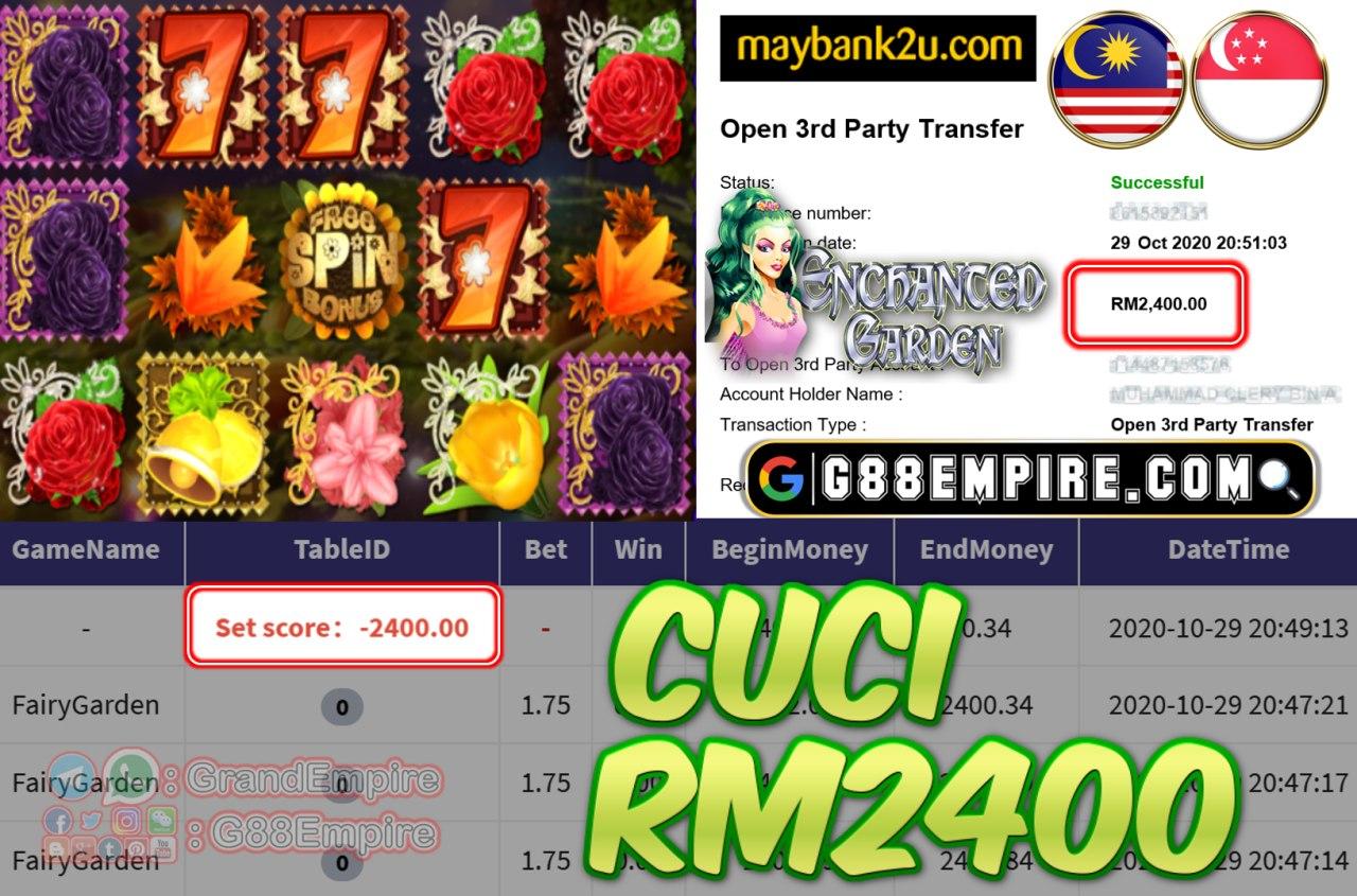 MEMBER MAIN FAIRYGARDEN CUCI RM2400!!!