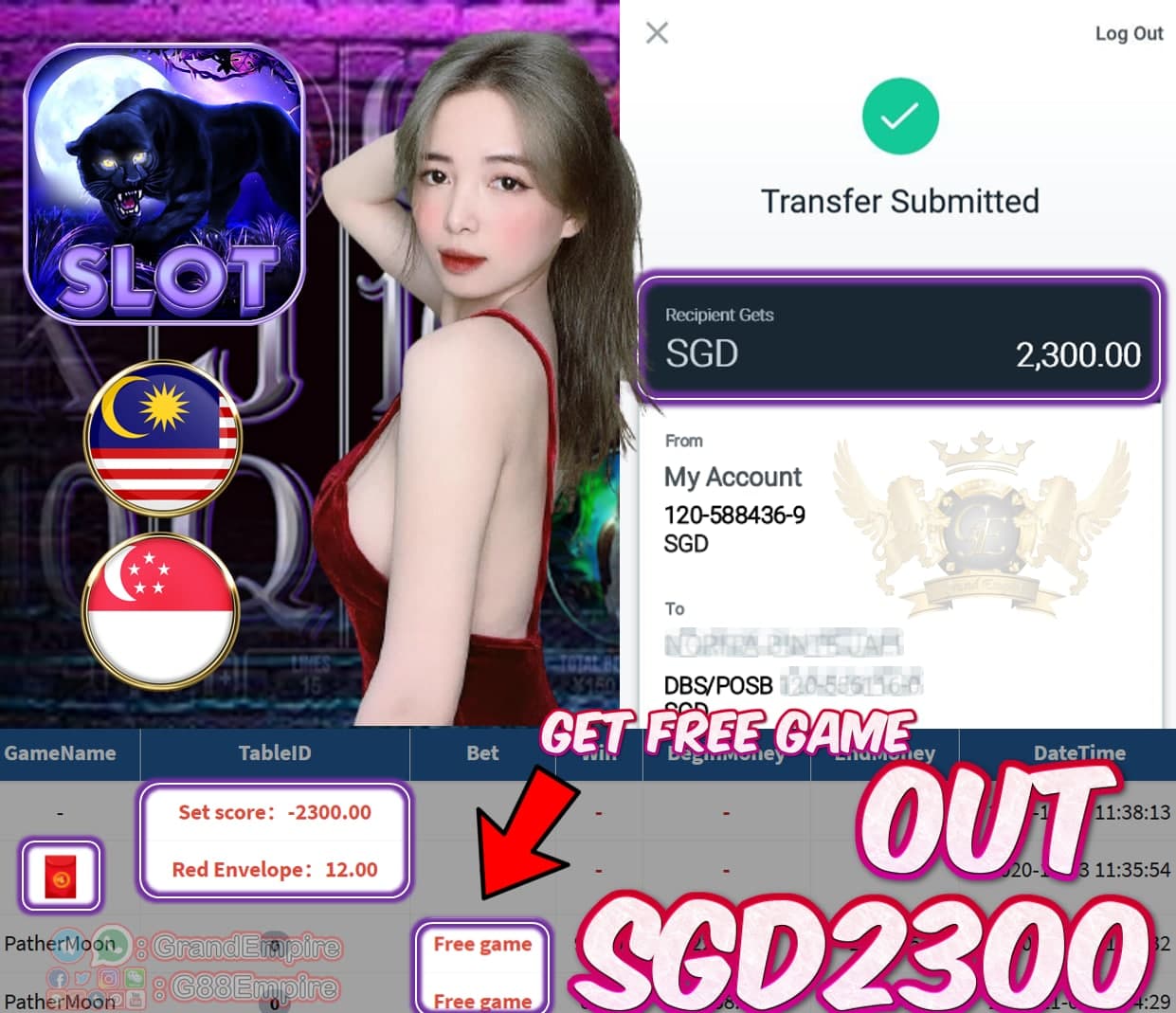 MEMBER MAIN PARTHER MOON OUT SGD2300!!!