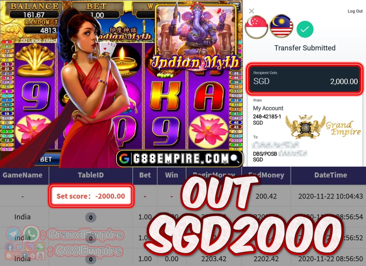 MEMBER MAIN INDIA OUT SGD2000!!!