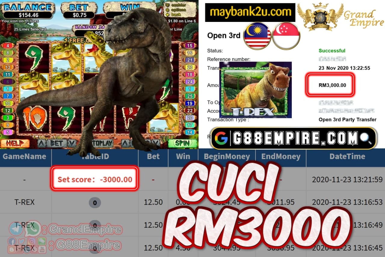 MEMBER MAIN T-REX CUCI RM3000!!!