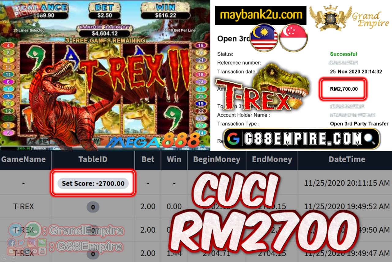 MEMBER MAIN T-REX CUCI RM2700!!!