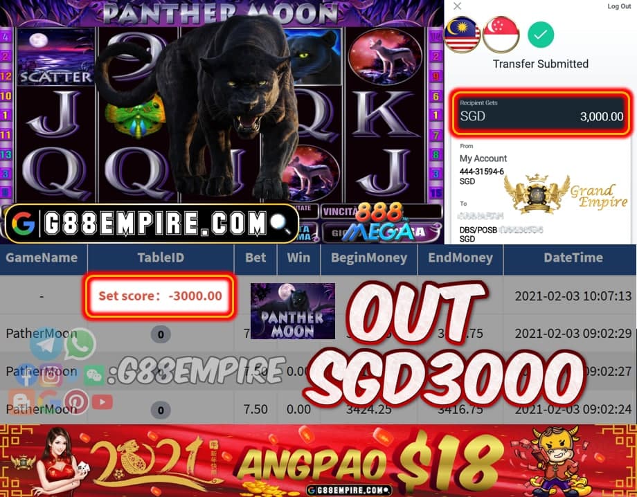 MEMBER MAIN PARTHERMOON OUT SGD3000!!!
