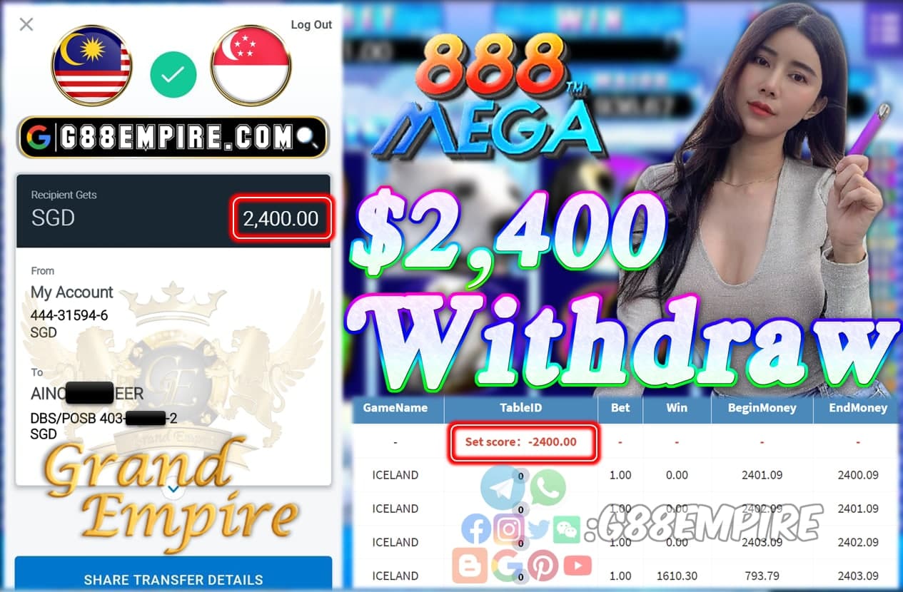 MEMBER PLAY ICELAND WITHDRAW $2,400 !!