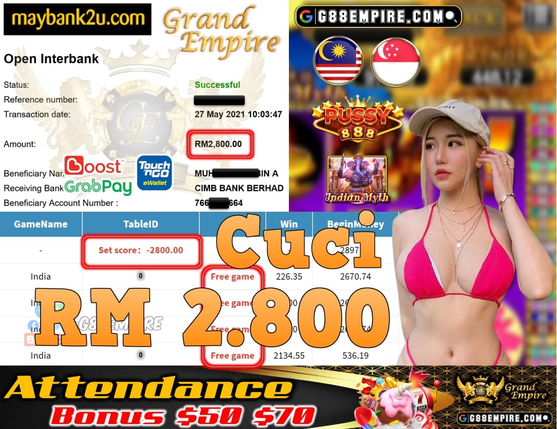 PUSSY888-INDIA CUCI RM2,800!!!