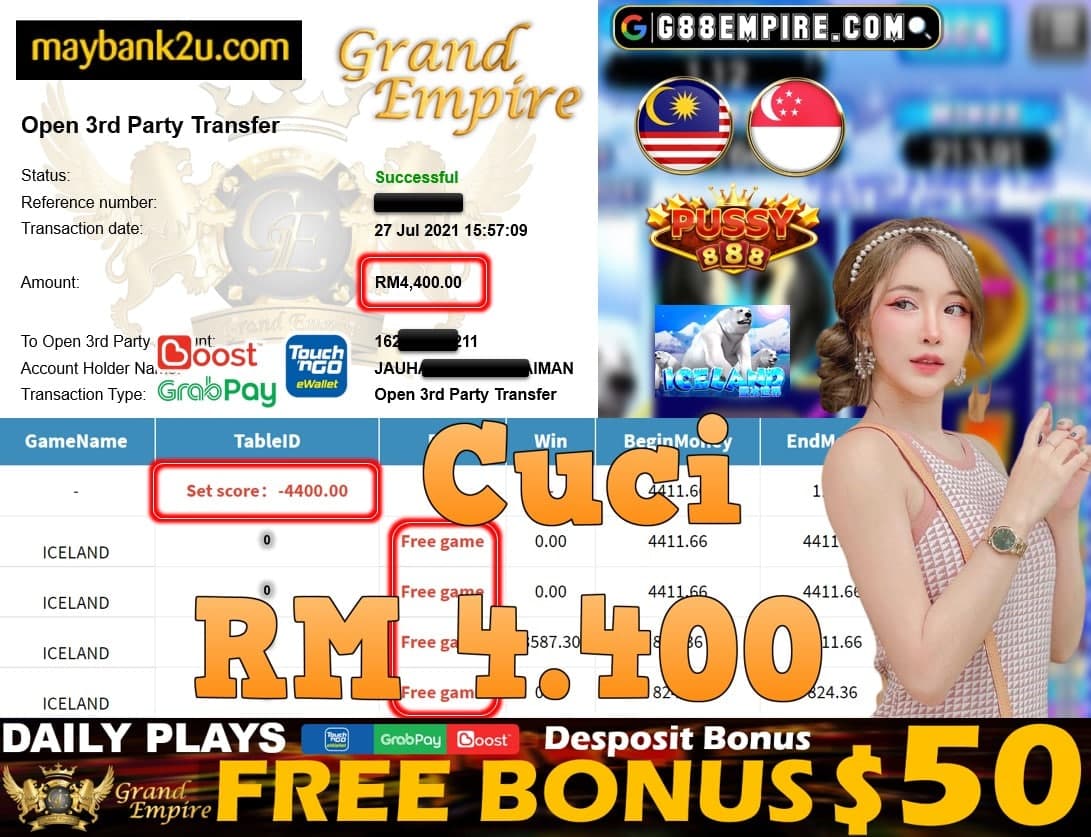 PUSSY888 - ICELAND CUCI RM4,400!!!