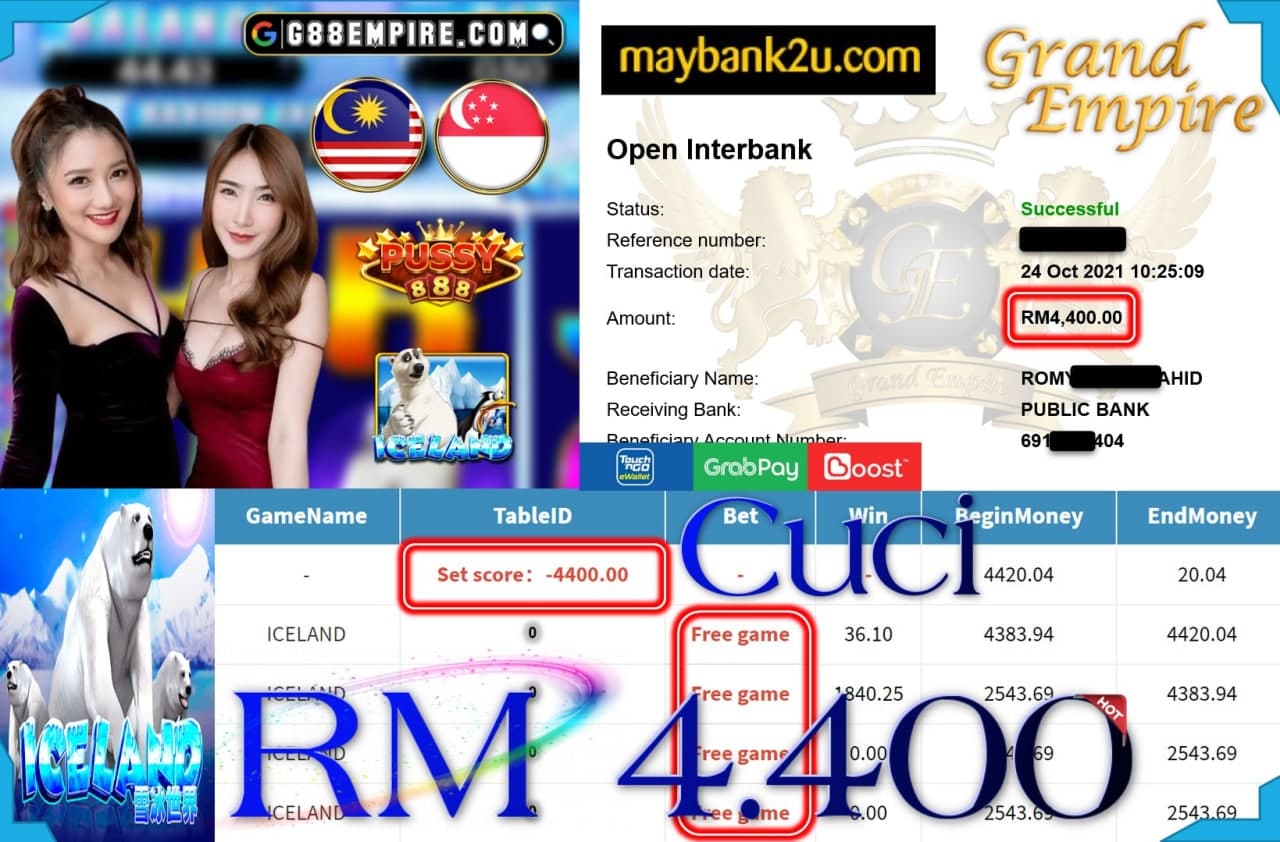 PUSSY888 - ICELAND CUCI RM4,400 !!!