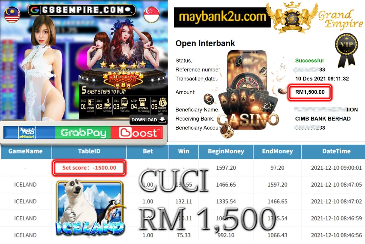 PUSSY888 - ICELAND CUCI RM1,500 !!!