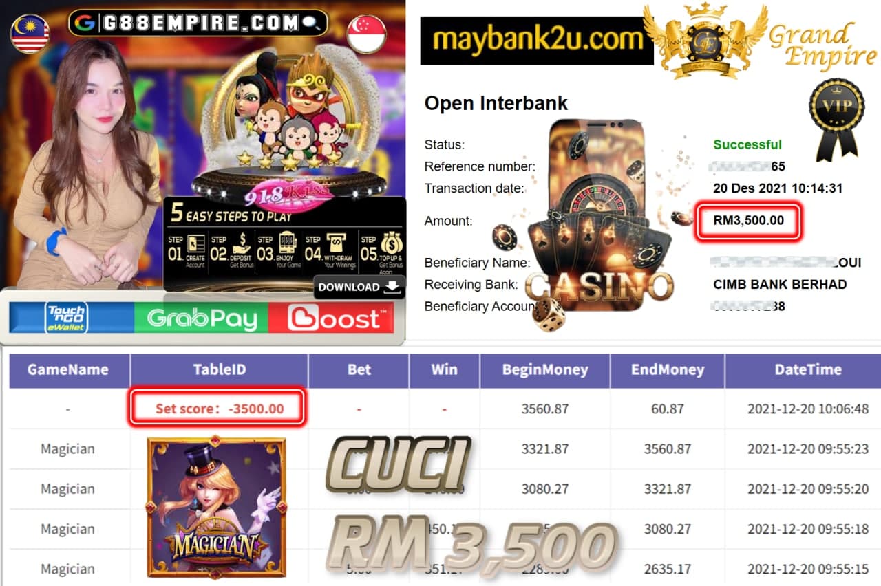 918KISS - MAGICIAN CUCI RM3,500 !!!
