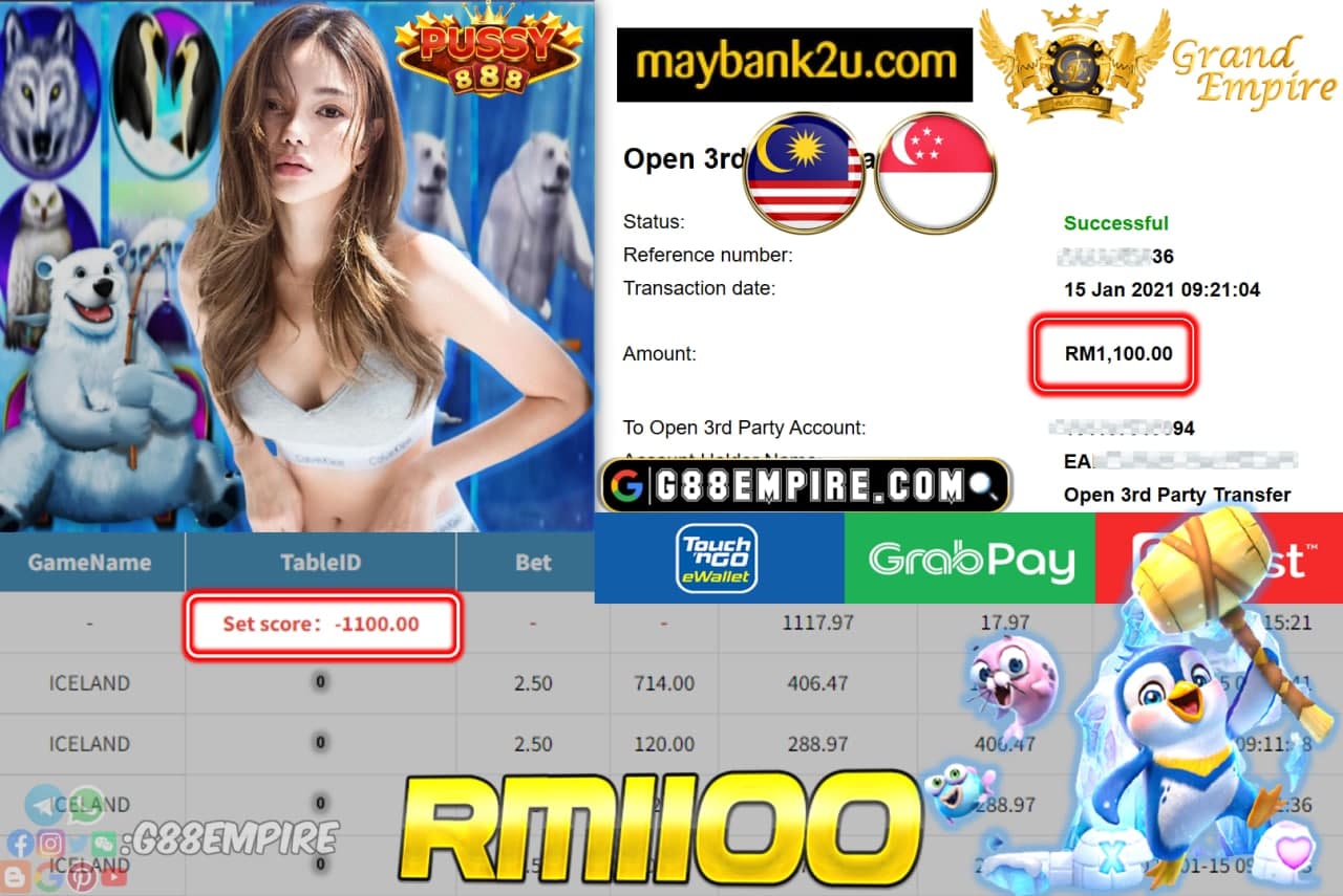 PUSSY888 - ICELAND CUCI RM 1,100 !!!