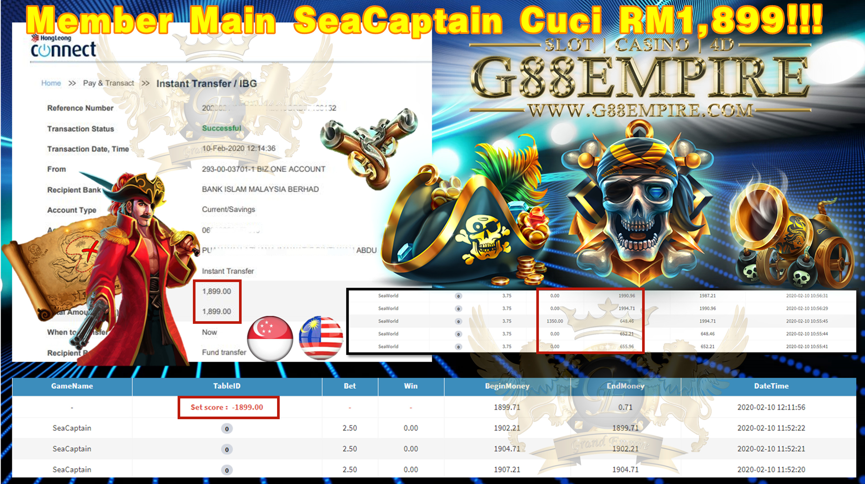 MEMBER MAIN SEA CAPTAIN CUCI RM1,899!!!