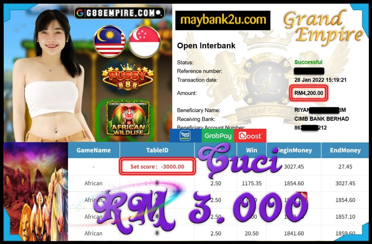 PUSSY888 - AFRICAN CUCI RM3,000 !!!
