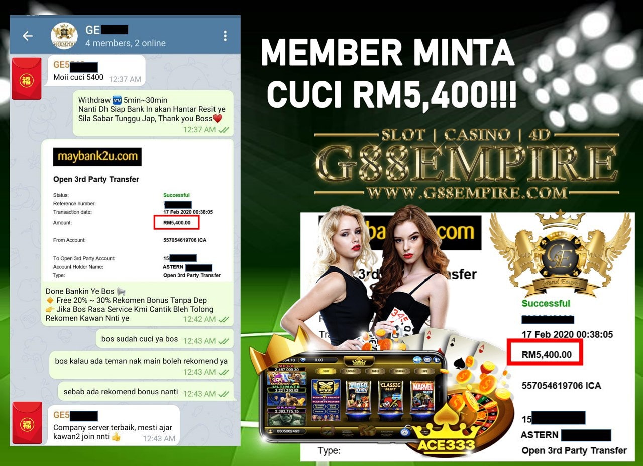 MEMBER MINTA CUCI RM5,400!!!